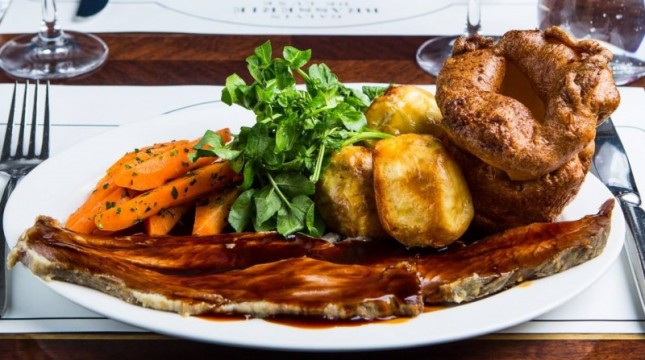 Galvin Brasserie Sunday roast dinner